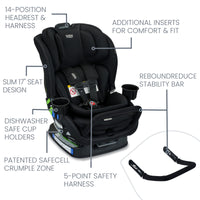 Britax Poplar S Convertible 2-in-1 Car Seat with ClickTight
