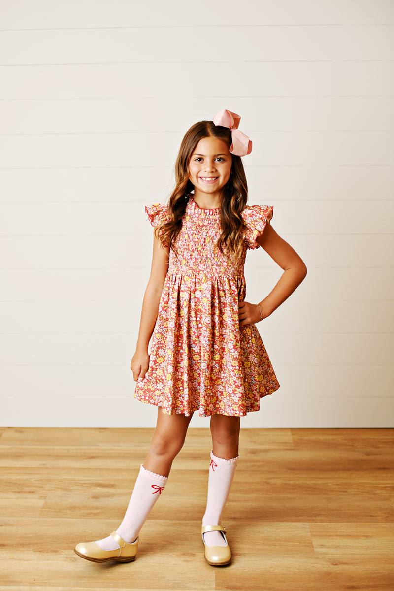 Swoon Baby Clothing Autumn Smock Flutter Dress
