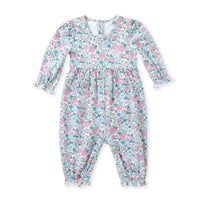 Swoon Blue Floral Romper