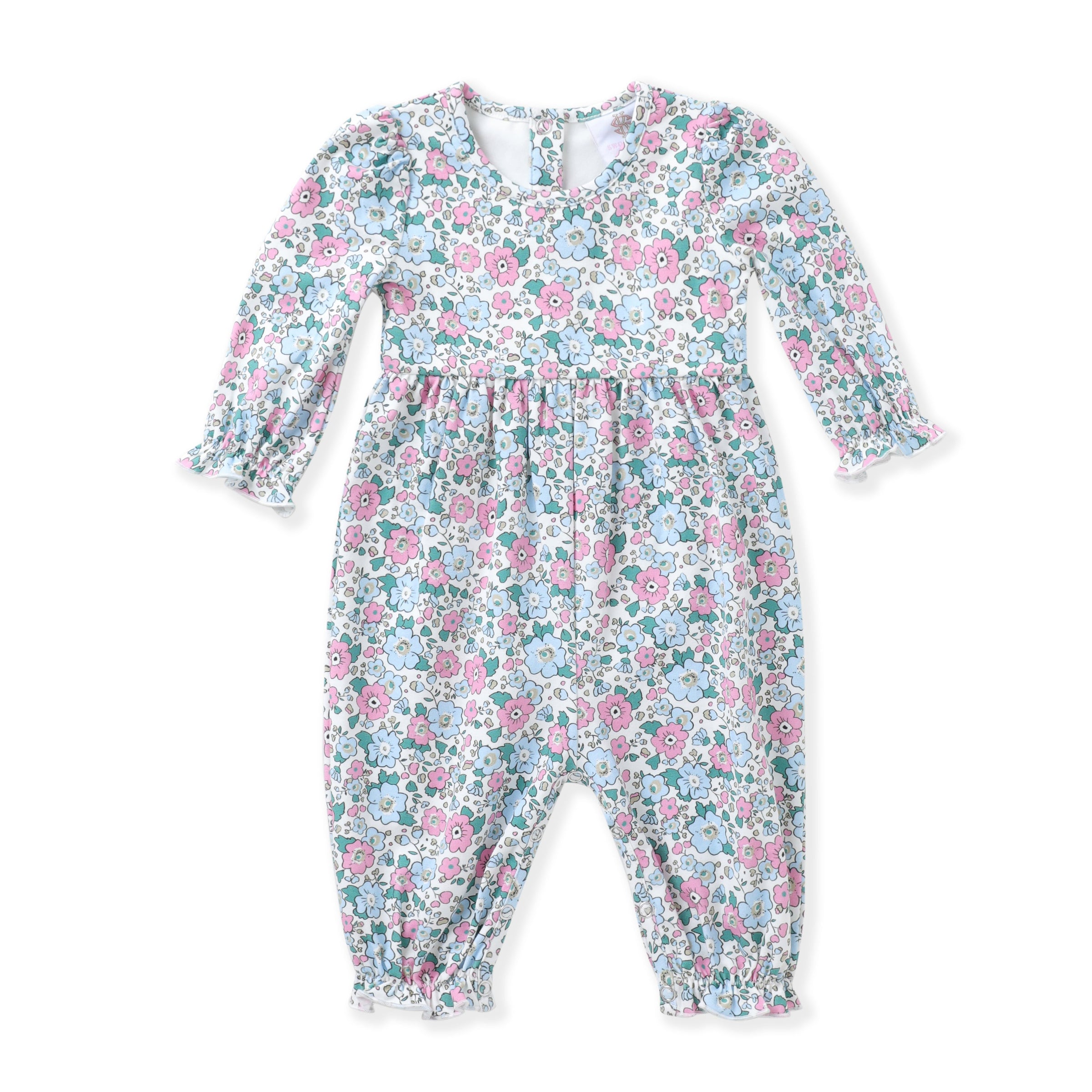 Swoon Blue Floral Romper