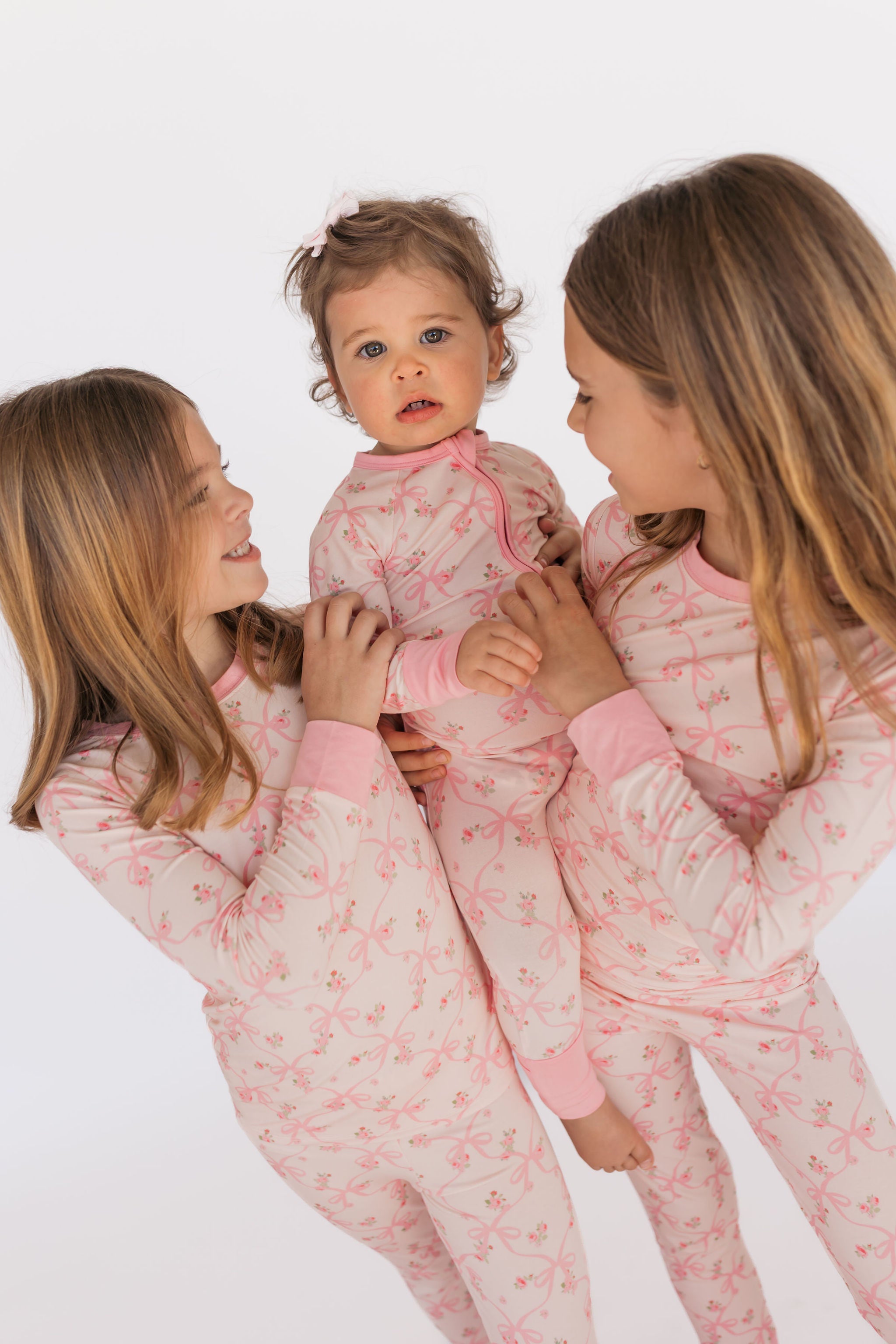 In My Jammers Rosie Bow Zipper Romper