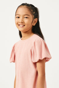 Hayden Puff Sleeve Knit T Shirt