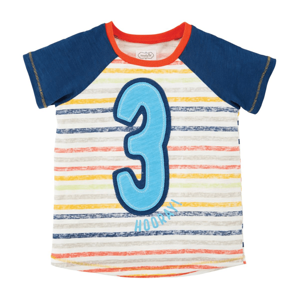 BOY THREE BIRTHDAY SHIRT