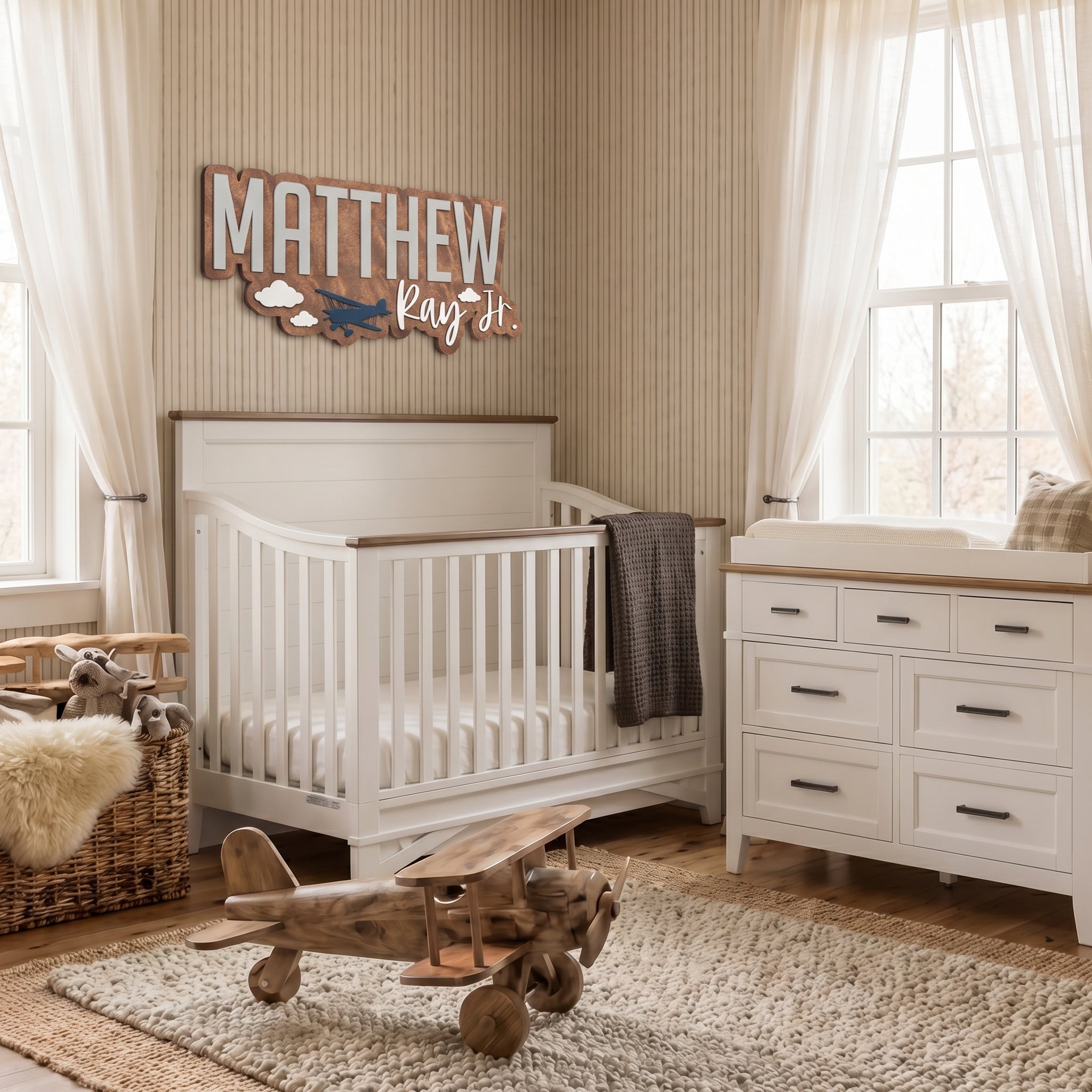 Sugar + Maple Contoured Changing Pad Cover