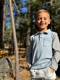 Troy Polo Blue With White Arms