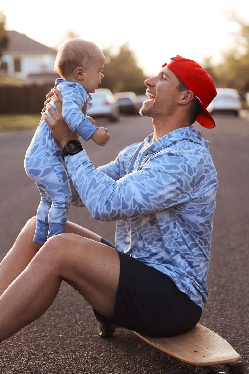 Baby Zip Up Seaside Camo