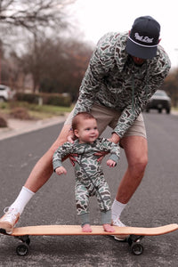 Baby Zip Up Retro Duck Camo