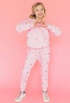 Lola + The Boys Full Hearts Jogger Set