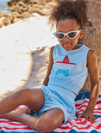 Lola + The Boys Crystal Star Short Set