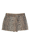 Leopard Print Skort