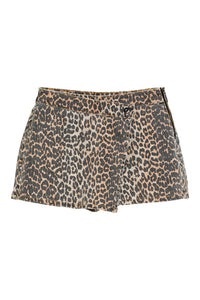 Leopard Print Skort