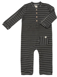 Mitch Henley Romper Black/White