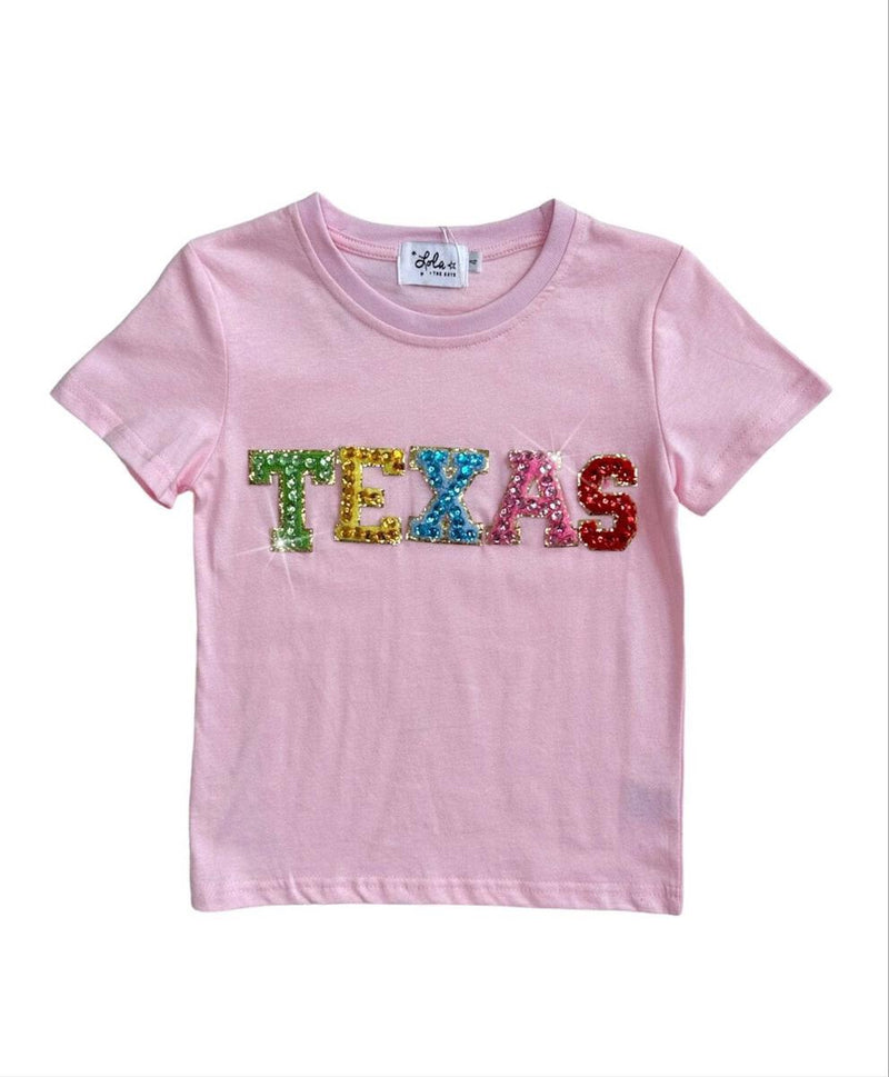 Lola + The Boys Texas Gem T-Shirt | Pink