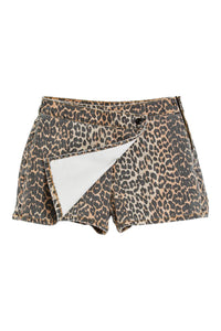 Leopard Print Skort