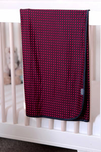 Baby Swaddle Blanket Texas Black And Red