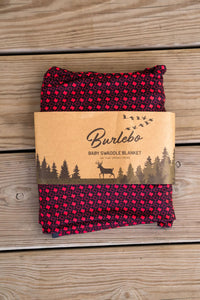 Baby Swaddle Blanket Texas Black And Red