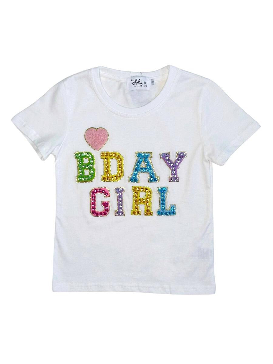 Lola + The Boys Birthday Girl Gem T-Shirt