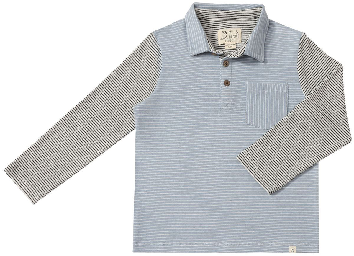 Troy Polo Blue With White Arms
