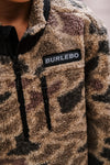 Burlebo  Sherpa Jacket Quarter Zip - Rocky Mountain Camo