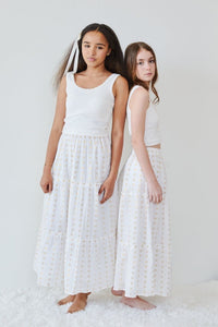 Theme Stella White Ribbed Tank