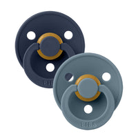 BIBS Colour Natural Rubber Latex Pacifier 2-Pack | Size 2 (6-18 Months)