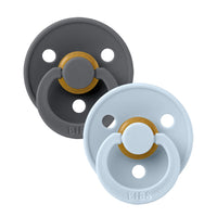 BIBS Colour Natural Rubber Latex Pacifier 2-Pack | Size 3 (18+ Months)