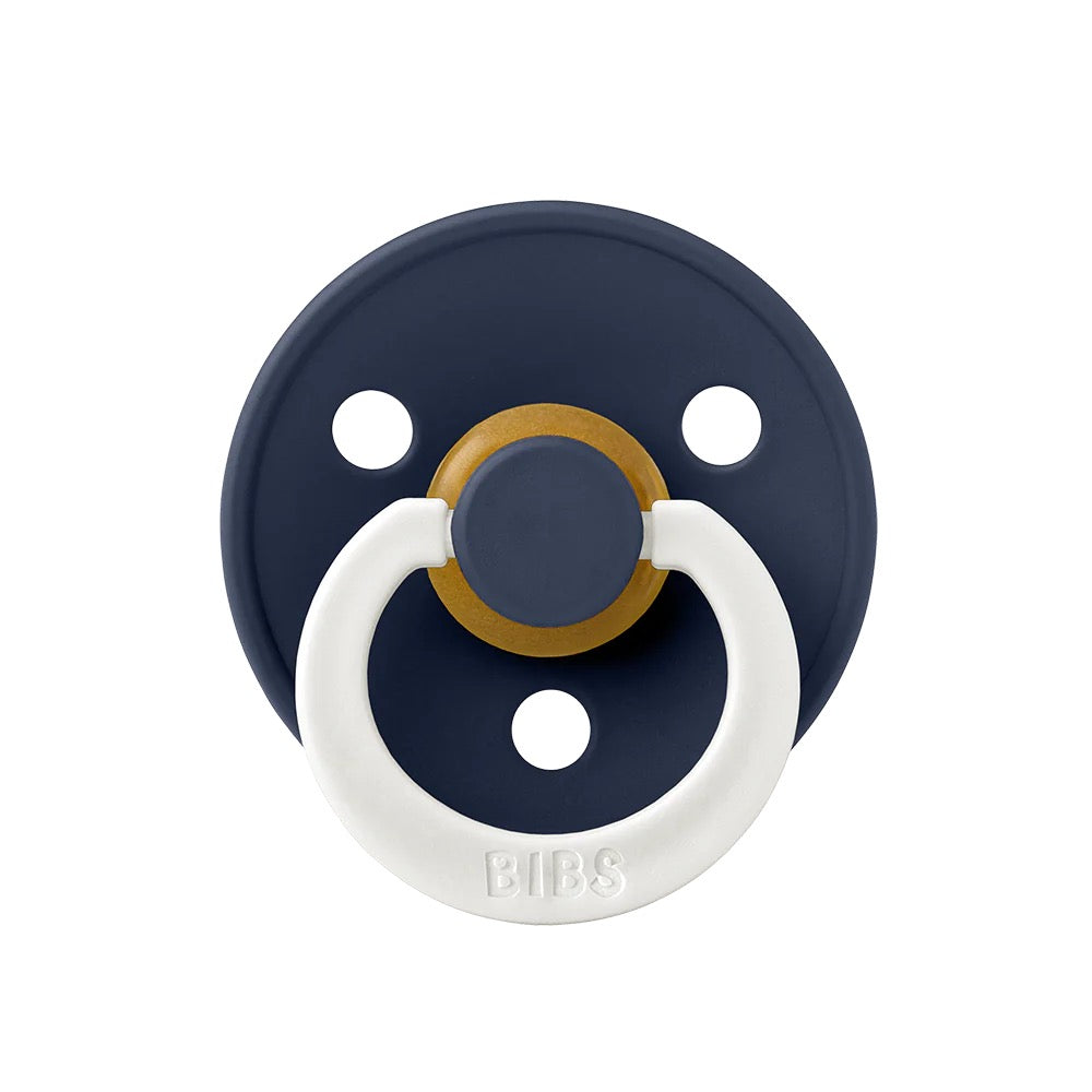 BIBS Colour Natural Rubber Latex Pacifier | Size 2 (6-18 Months)