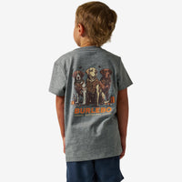 Burlebo Youth Short Sleeve Tee | Dark Heather Grey