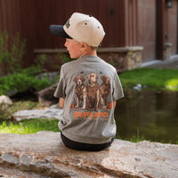 Burlebo Youth Short Sleeve Tee | Dark Heather Grey