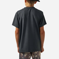 Burlebo Youth Go To Tee | Gun Metal Grey & Gauge Camo