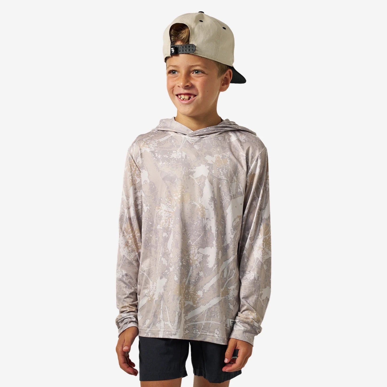 Burlebo Youth Performance Hoodie | Drifter Camo