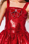 Lola + The Boys Ruby Sequin Bubble Dress