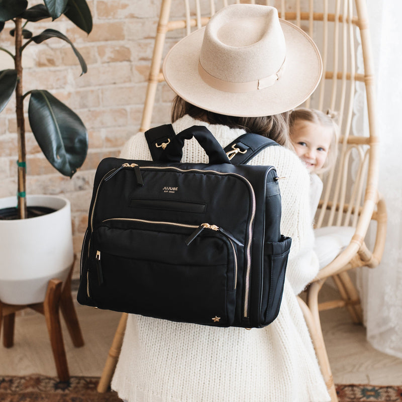 Jujube Satchel Diaper Bag | Black