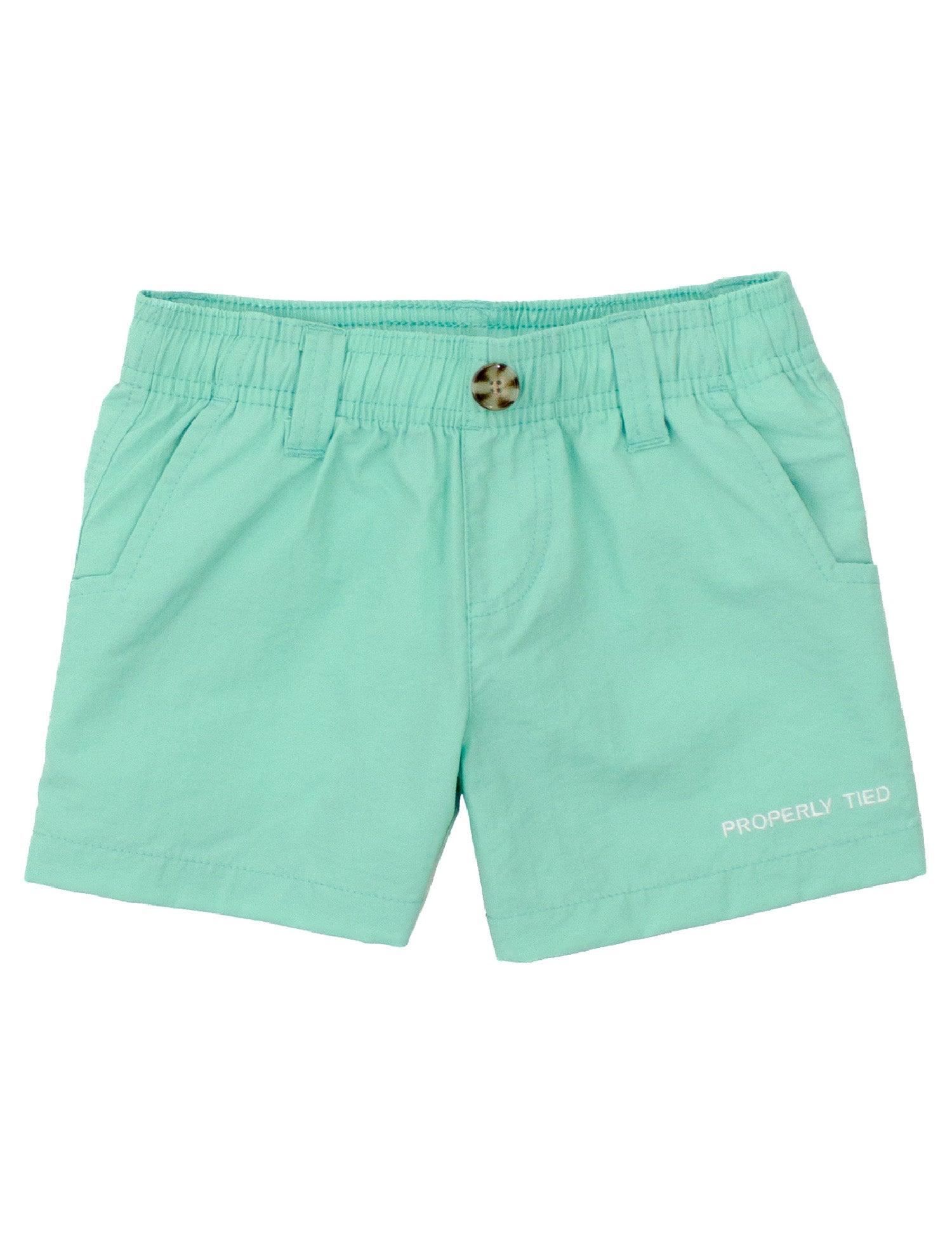 Properly TIed Boys Mallard Short Beach Glass