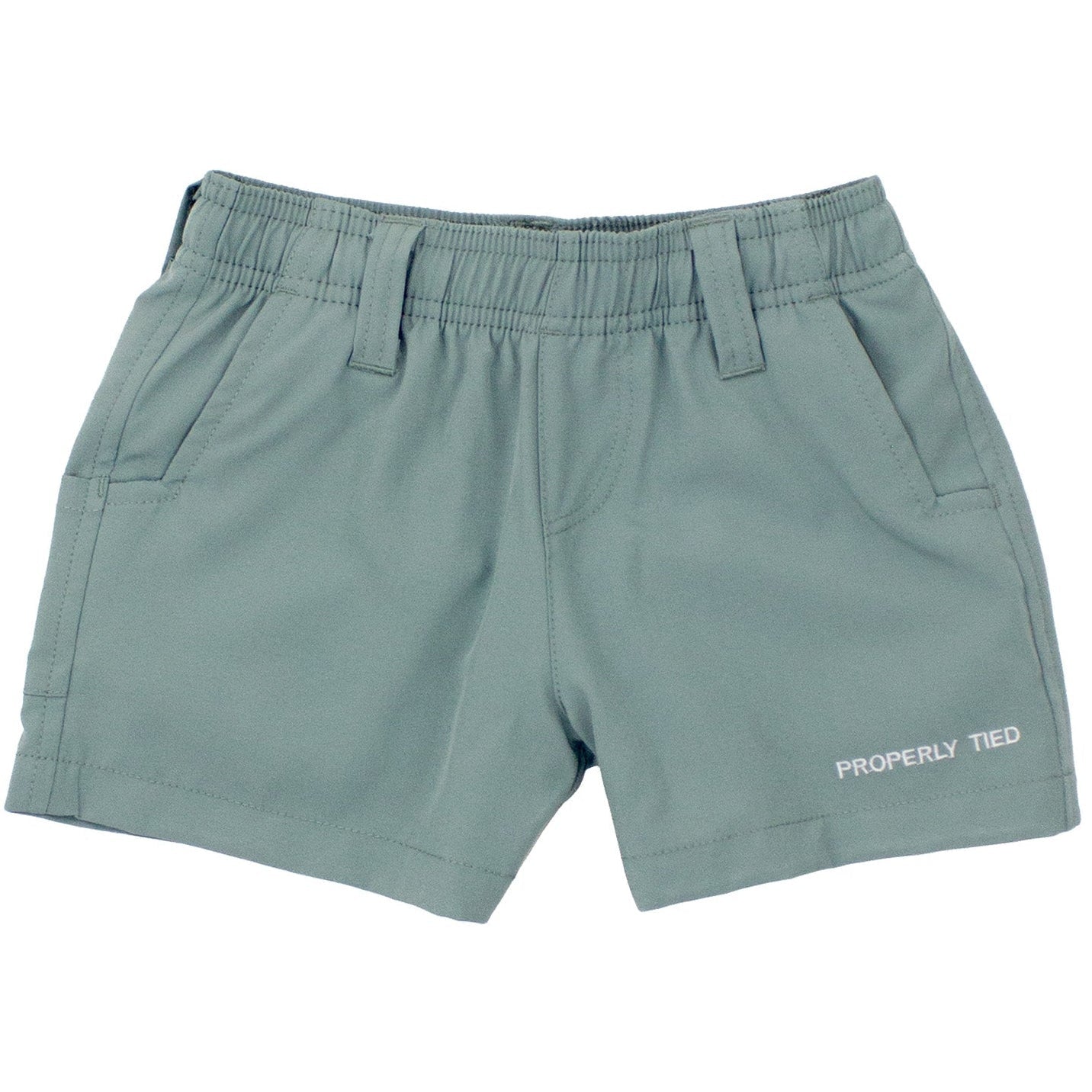 Properly Tied Boys Pintail Short Moss