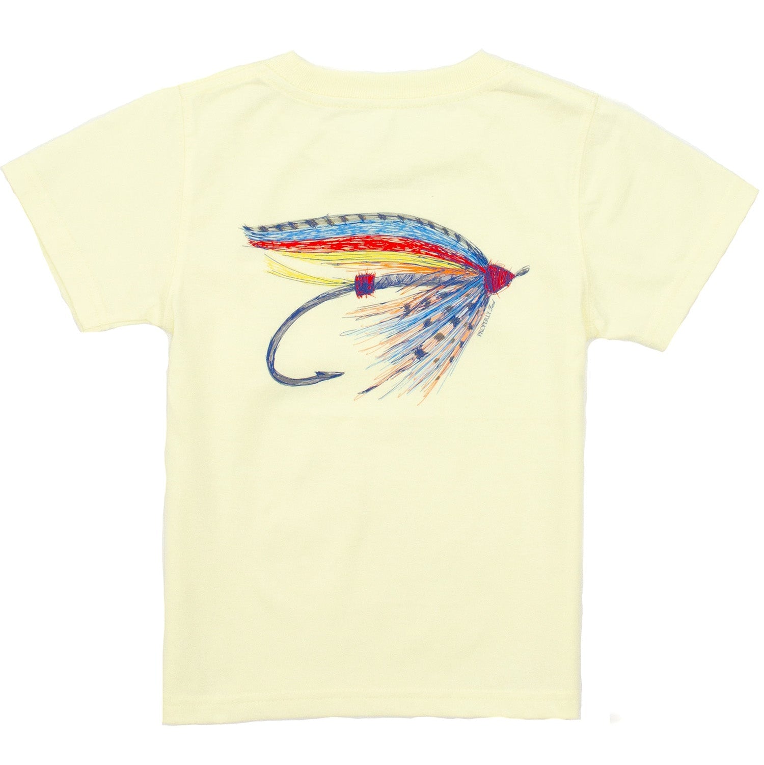 Properly Tied Boys Short Sleeve Tee Let It Fly | Light Yellow