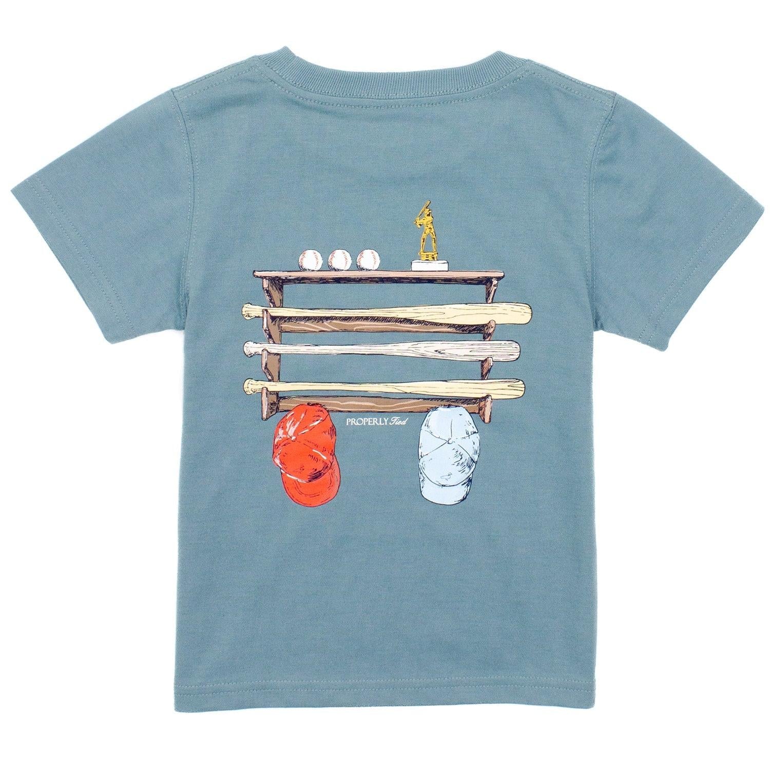 Properly TIed Boys Bat Rack Short Sleeve