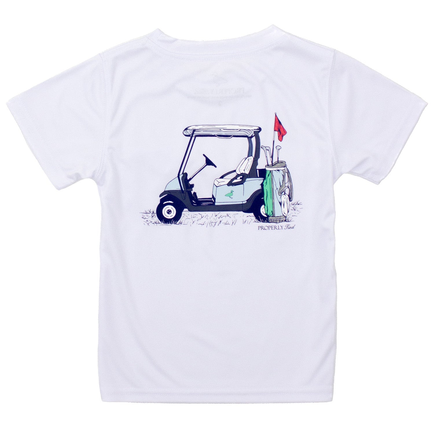 Properly Tied Boys Performance Tee Short Sleeve Country Club