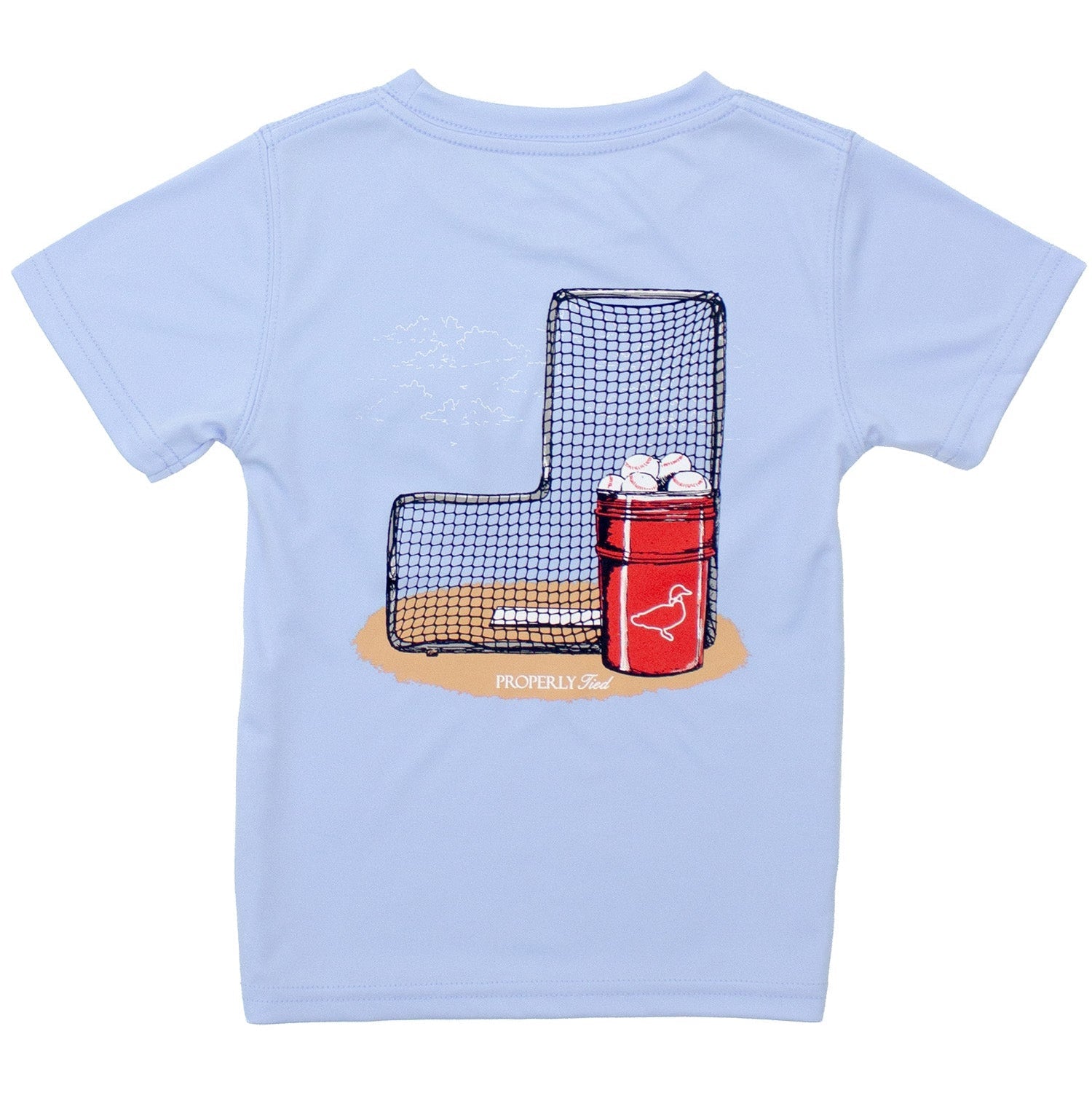 Properly Tied Boys Performance Tee Short Sleeve Baseball Bucket
