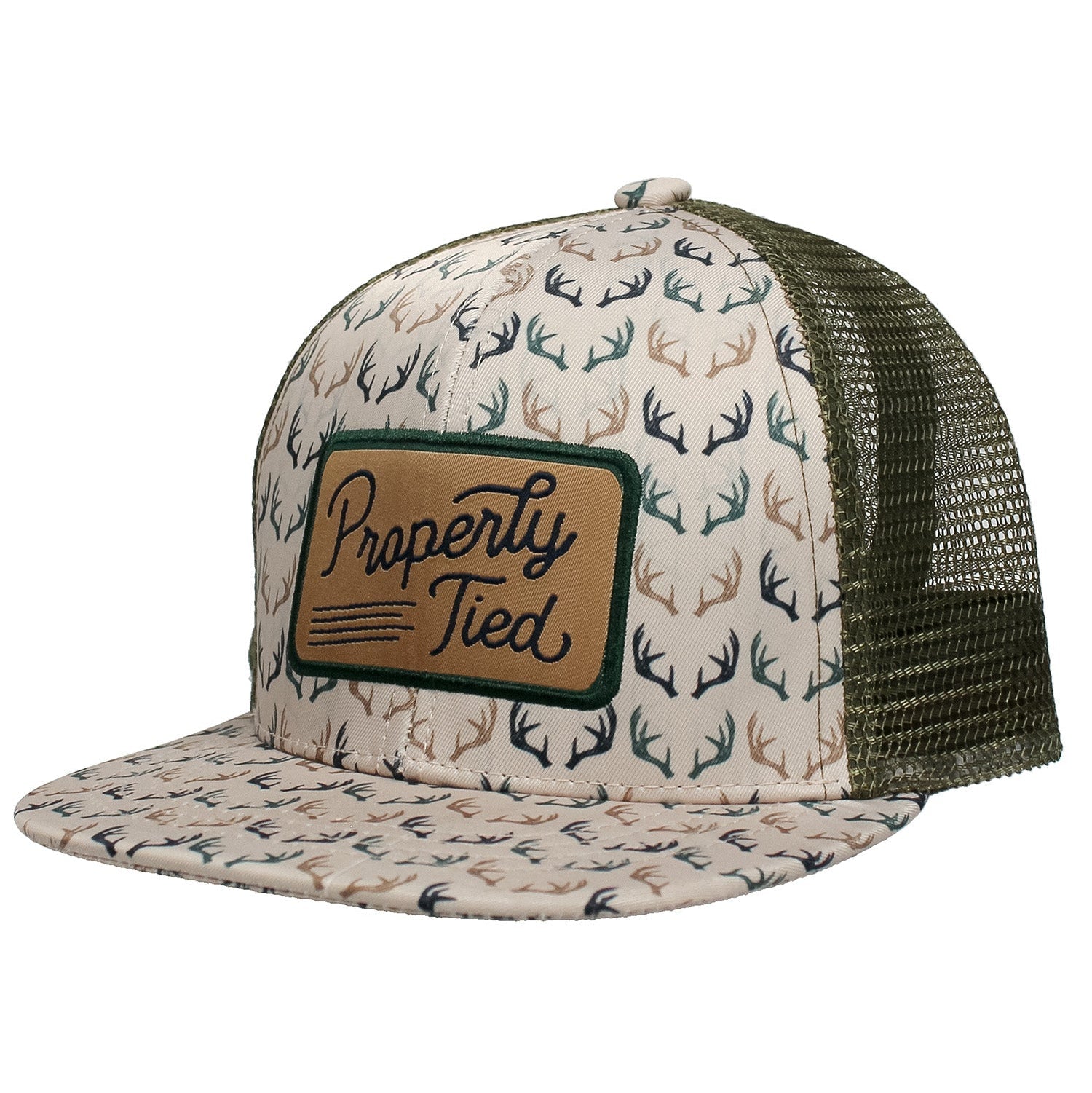 Properly Tied Boys Sportsman Trucker Hat | Antlers