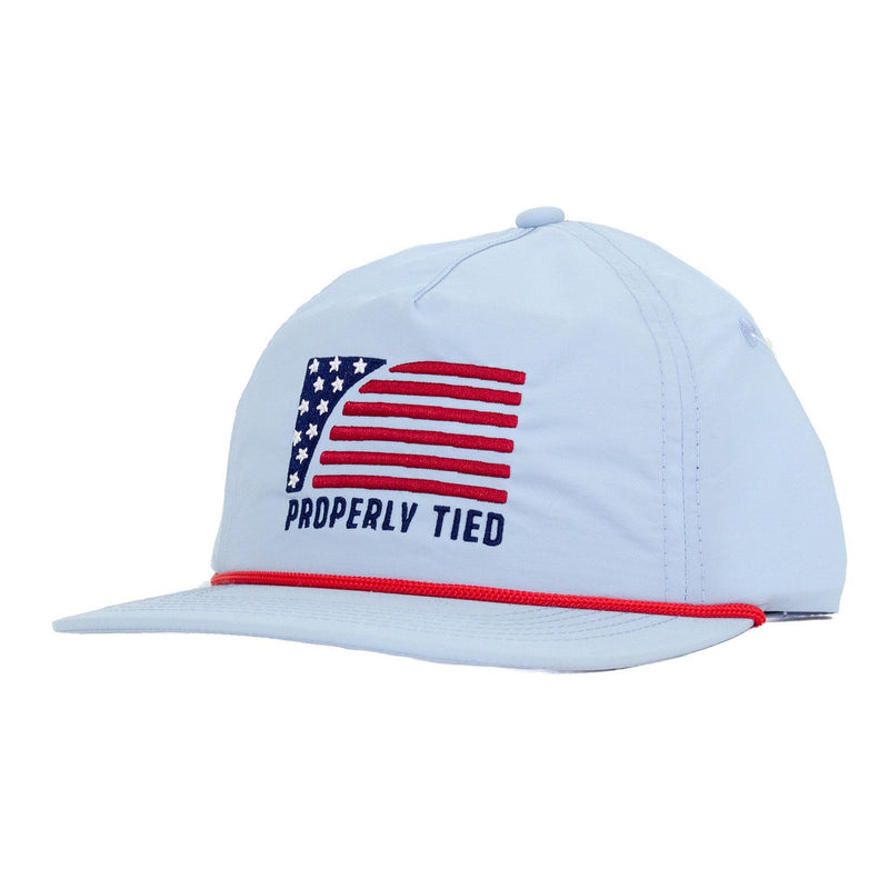 Properly Tied Boys Rope Hat Sport Flag