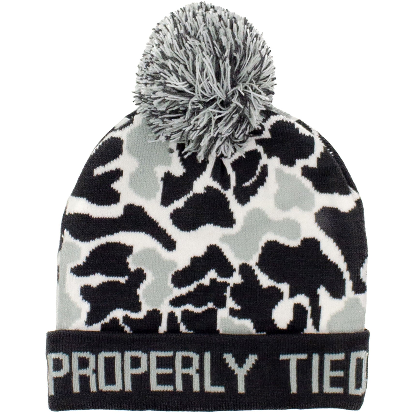 Properly Tied Boys Breck Beanie Polar Camo