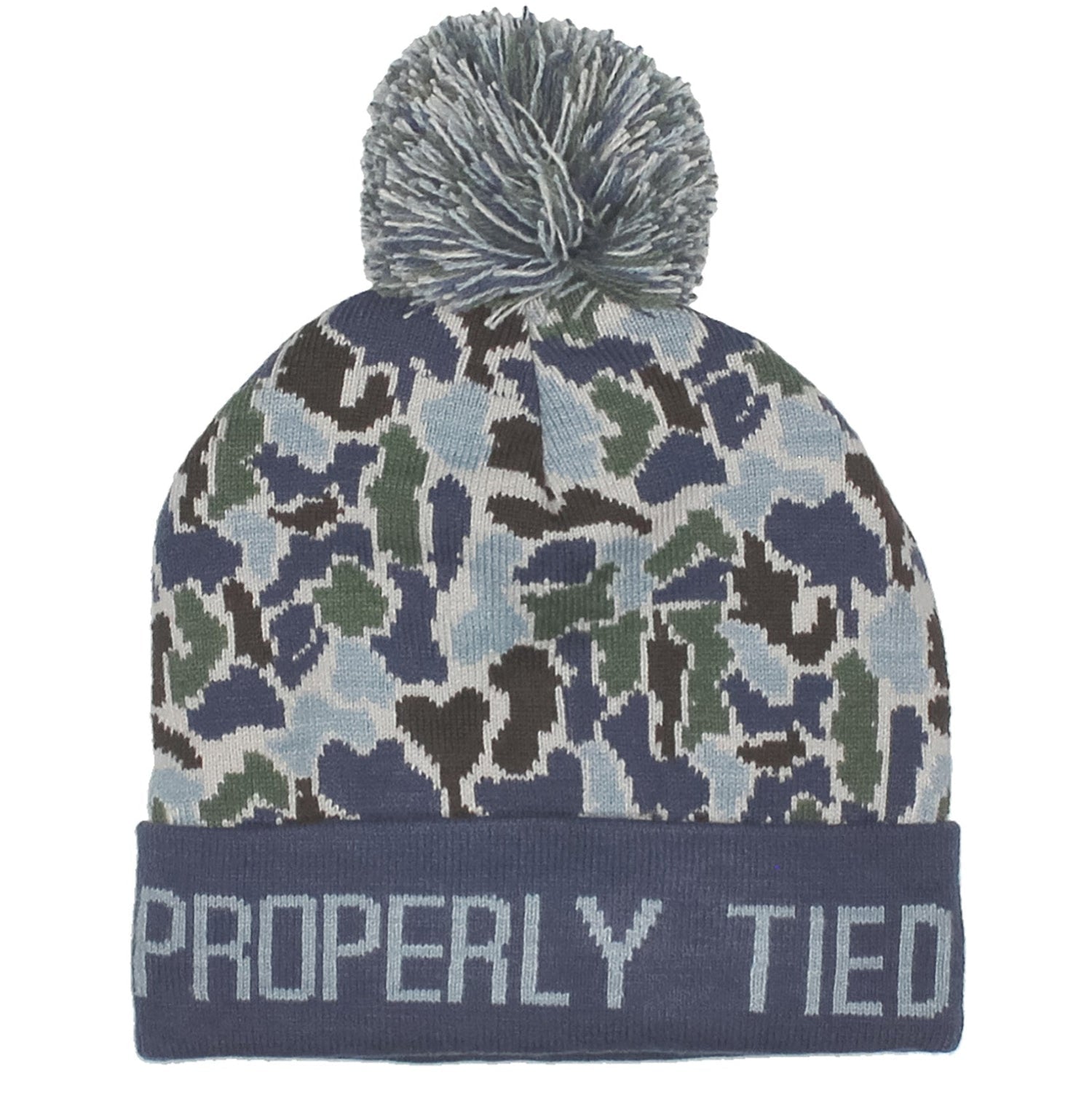 Properly Tied Boys Breck Beanie Terra Camo