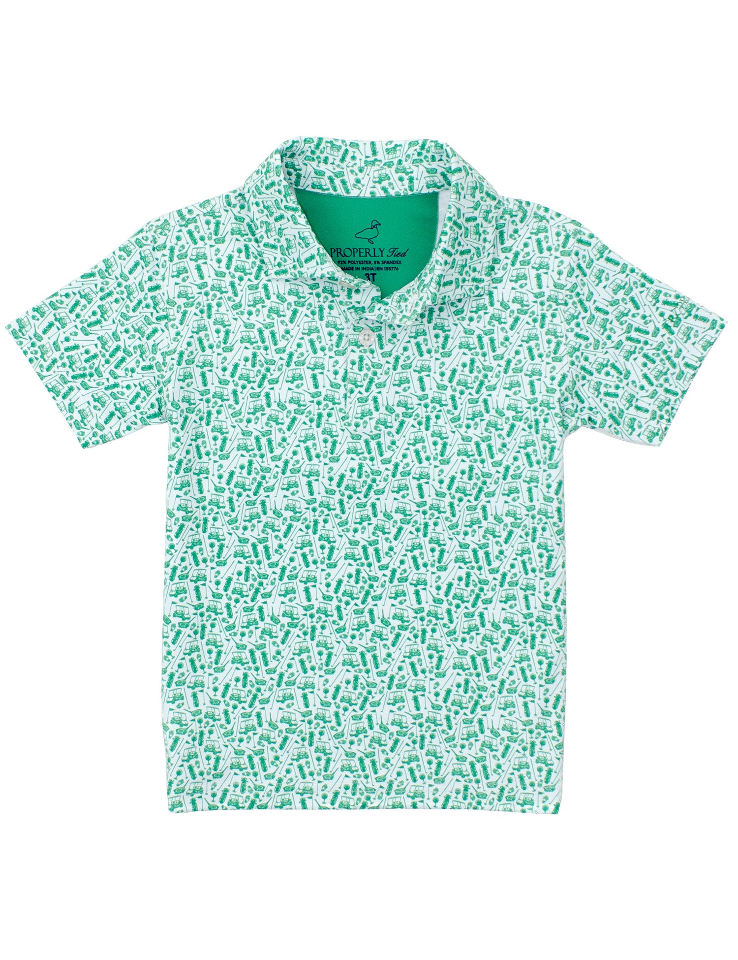 Properly Tied Boys Range Polo Back Nine