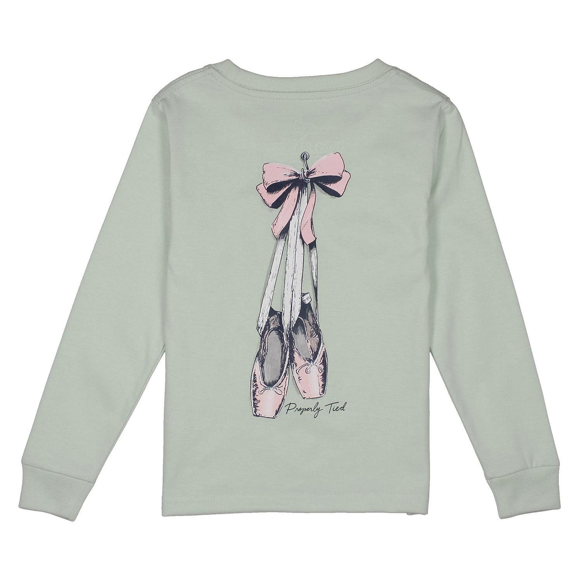 Properly Tied Girls Ballet Long Sleeve | Mint