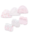 Little Me Petals Hat & Mitt Set