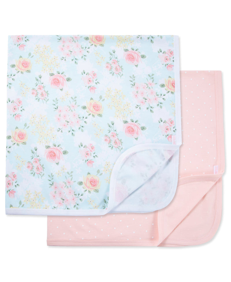 Little Me Meadow Recieving Blankets (2-Pack)