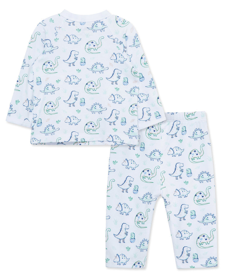 Little Me Dino Cardigan Set