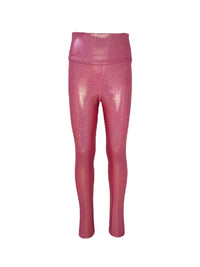 Lola + The Boys Metallic Pink Athletic Leggings