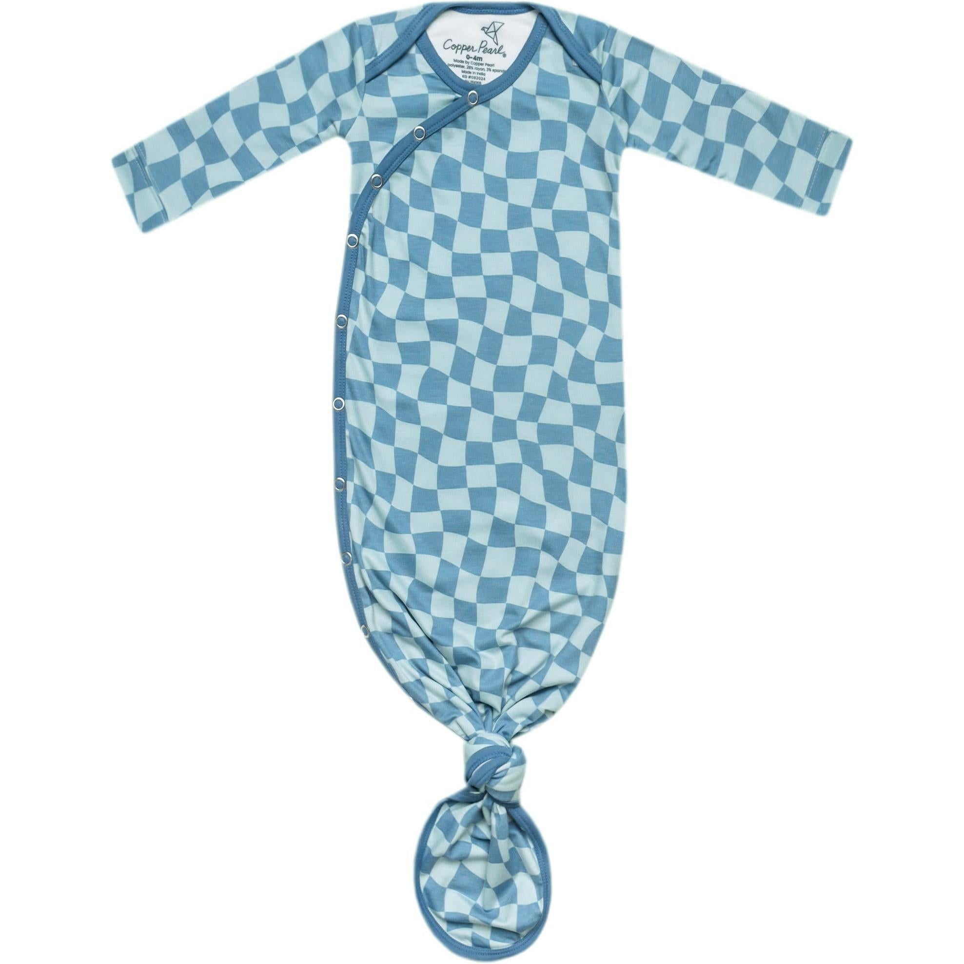 Copper Pearl Newborn Knotted Gown | Miles